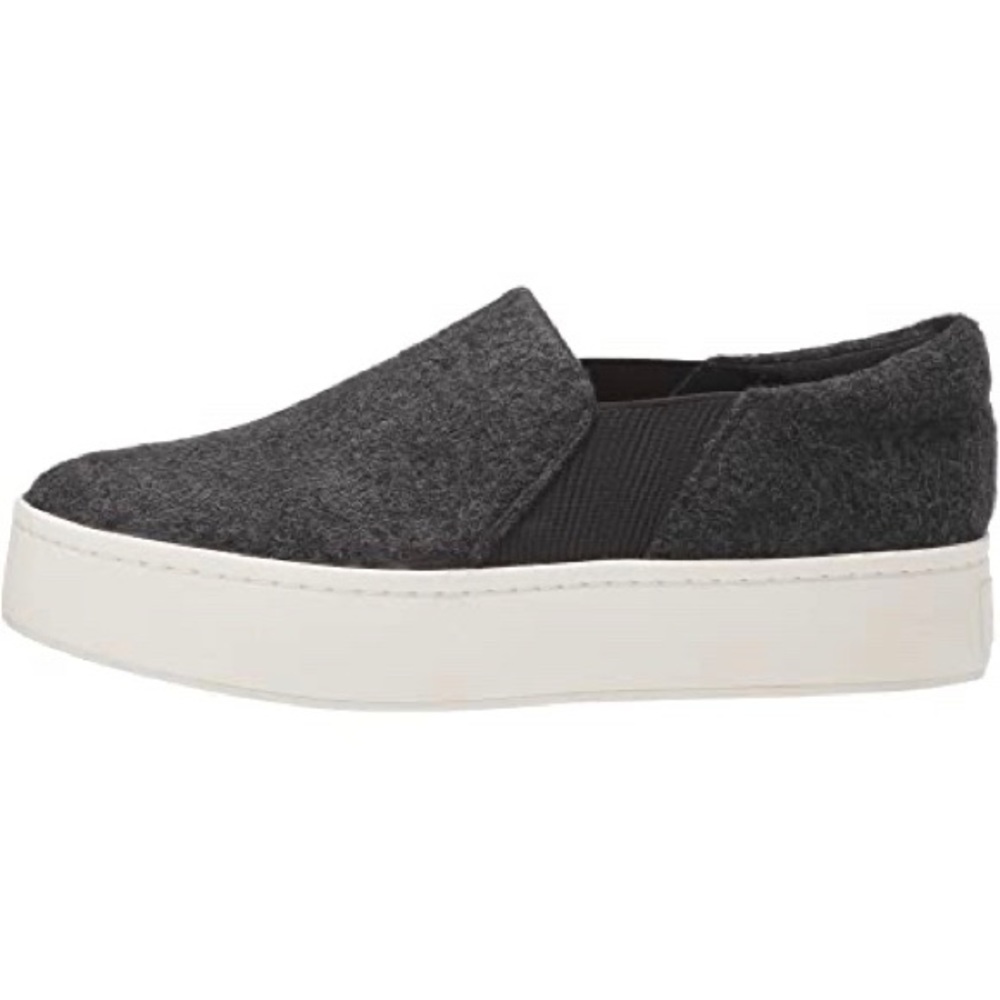 New Vince Warren Flannel Slip On Platform Sneakers - image 3